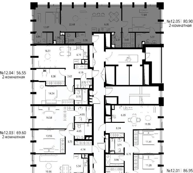 квартира г Москва метро Трикотажная ш Волоколамское 95/1к 4 ЖК City Bay муниципальный округ Покровское-Стрешнево фото 2