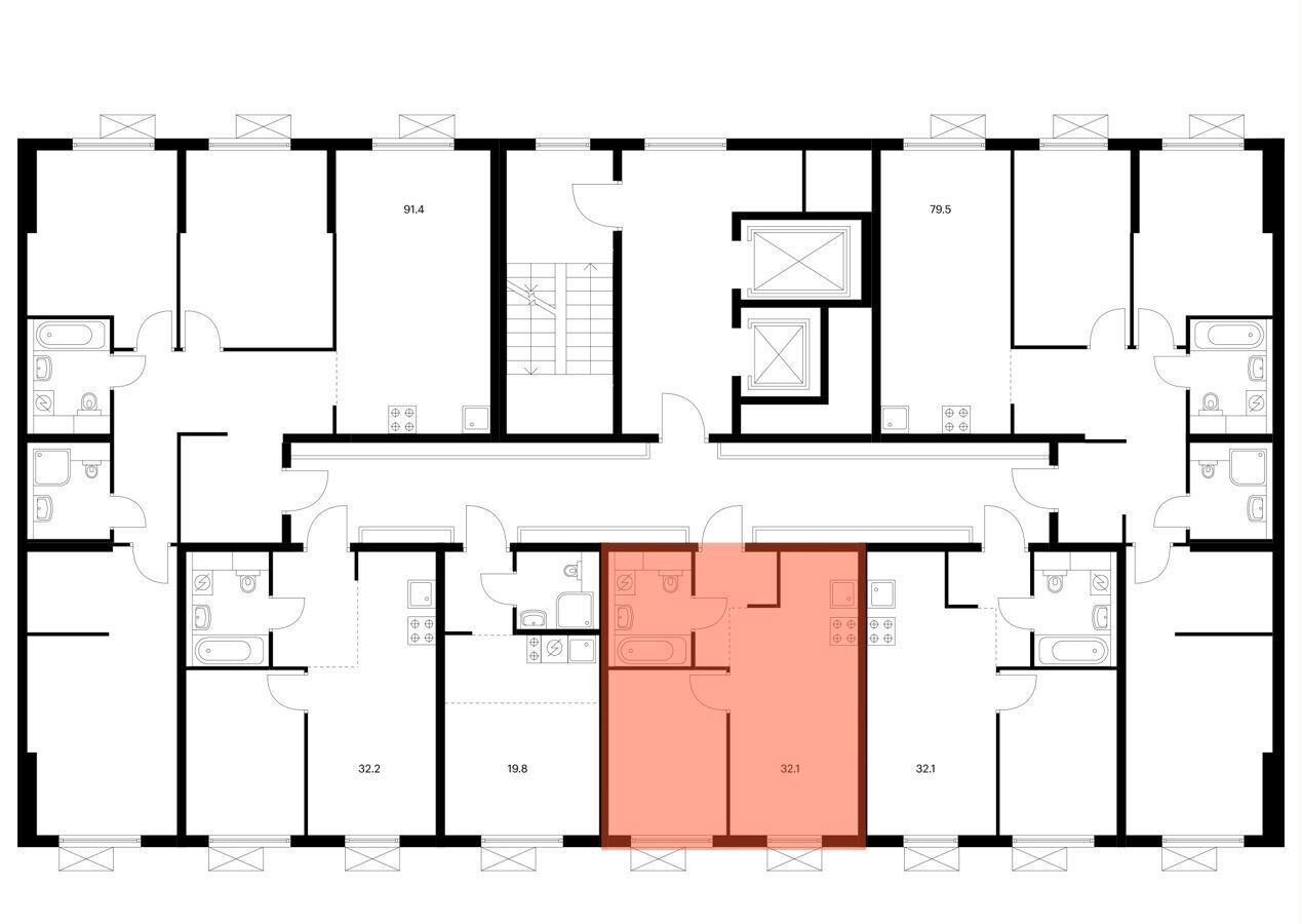 квартира г Москва метро Братиславская ул Люблинская 72 корп. 12 фото 2