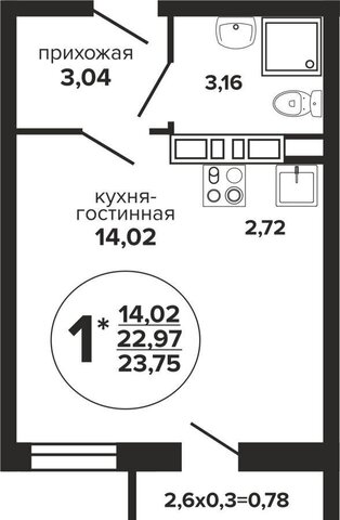 р-н Прикубанский ул им. Прокофьева С.С. 257/7 блок-секция 1а-4а фото