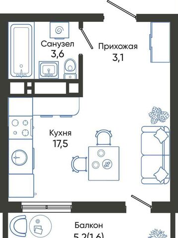 р-н Центральный ул Куникова 1 блок-секции 1-5 фото