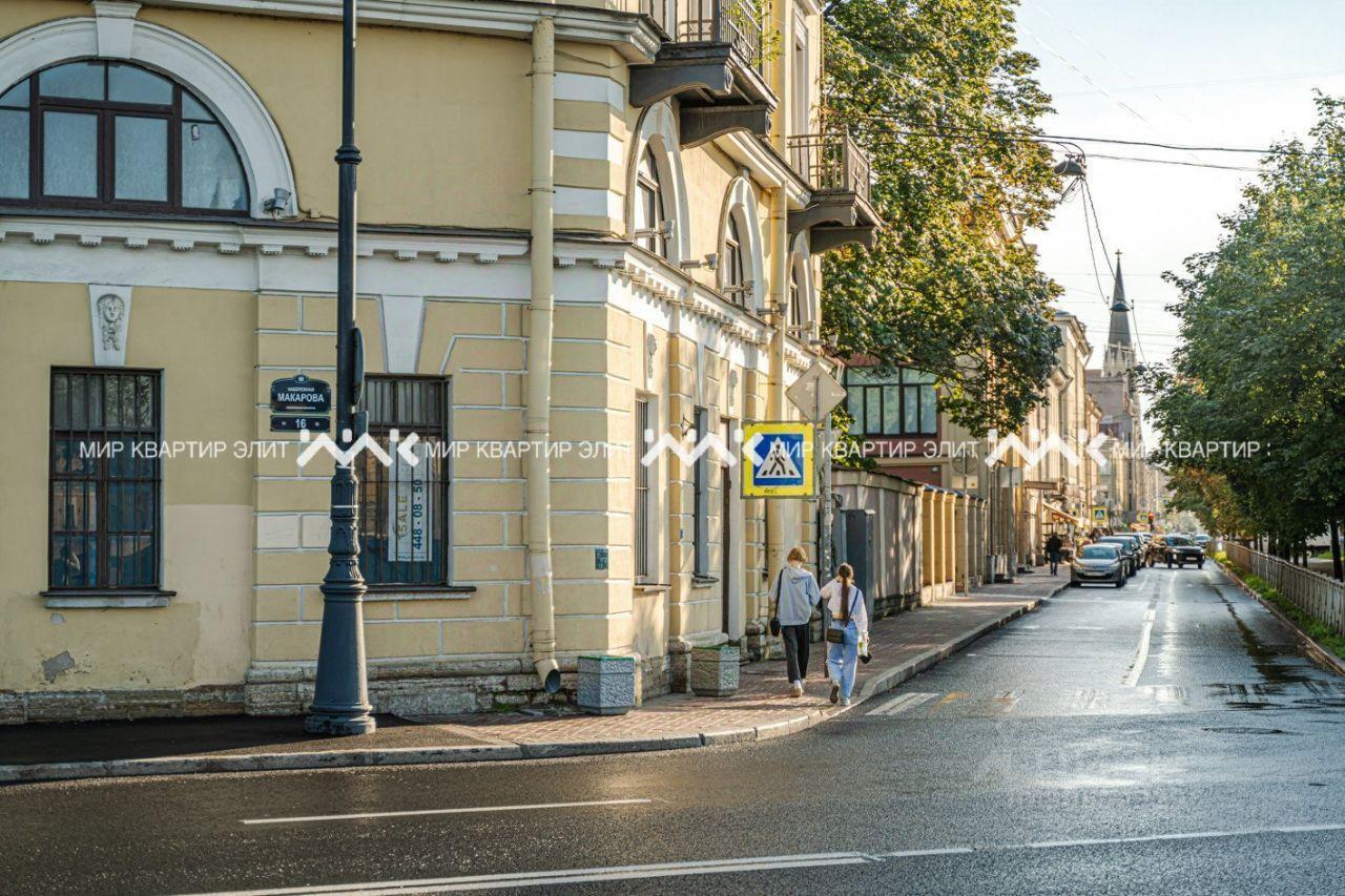 квартира Санкт-Петербург, Василеостровский район, округ № 7, набережная Макарова, 16/2 фото 6