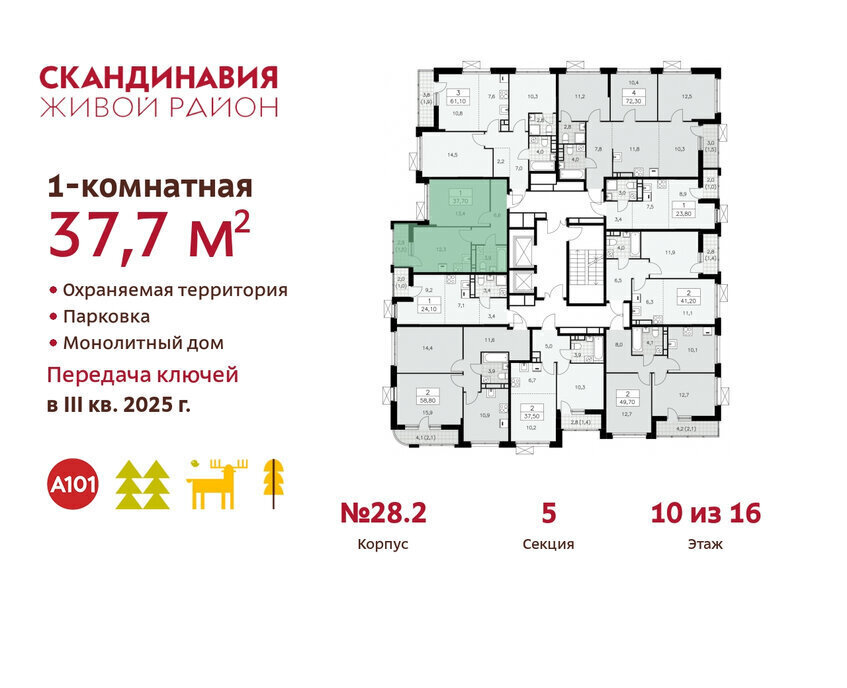 квартира г Москва п Филимонковское метро Коммунарка ТиНАО квартал № 167 фото 2