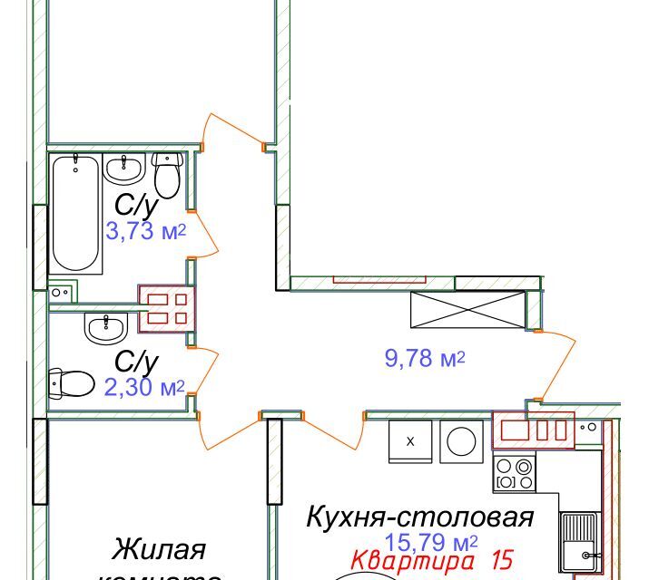 квартира р-н Минераловодский Минеральные Воды фото 1