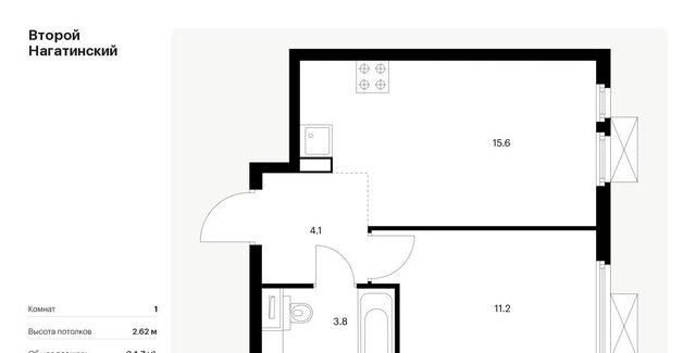 метро Нагатинская Второй Нагатинский к 1. 1 фото