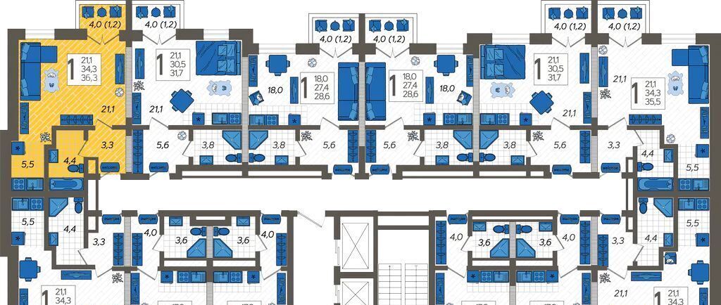 квартира г Сочи р-н Адлерский ул Искры 88/5 фото 2