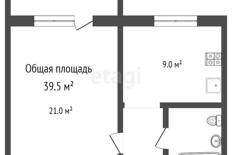 квартира г Бердск ул Красная Сибирь 121 городской округ Бердск фото 10