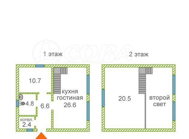 дом г Тюмень р-н Центральный снт Царево 465 фото 2