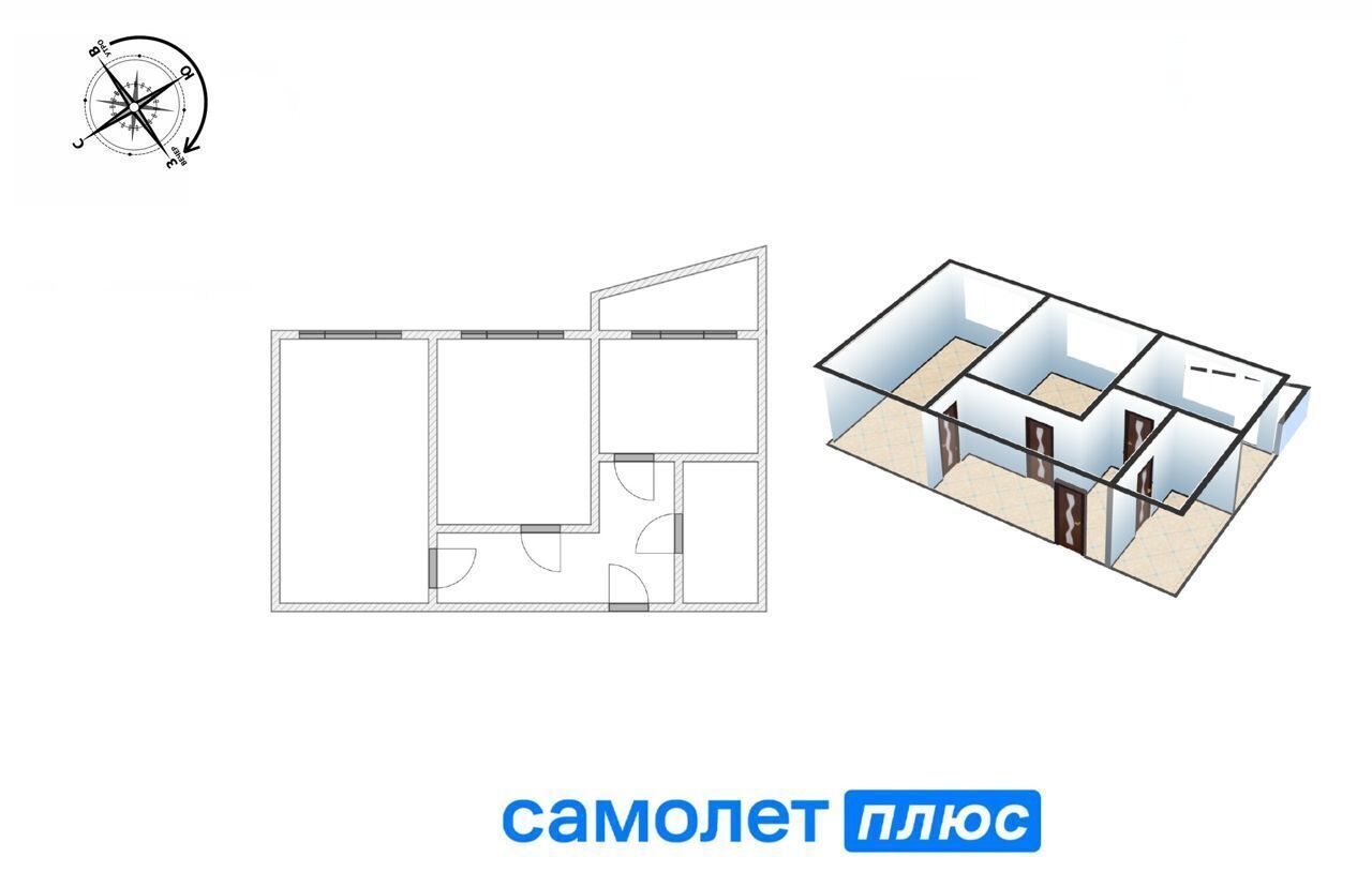 квартира г Кемерово р-н Рудничный ул Серебряный бор 6/1 фото 20