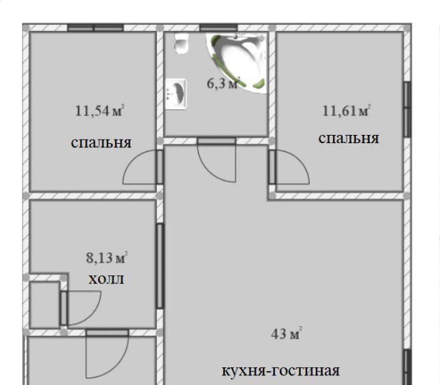 дом р-н Березовский с Зыково снт Южный сельсовет, Склон ДНТ, ул. Елисеевская, 16, Зыковский фото 40