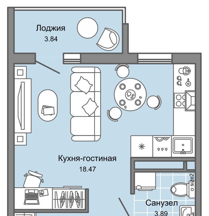 квартира г Ульяновск р-н Засвияжский микрорайон «Юго-Западный» 2 Ультраград жилой комплекс фото 1