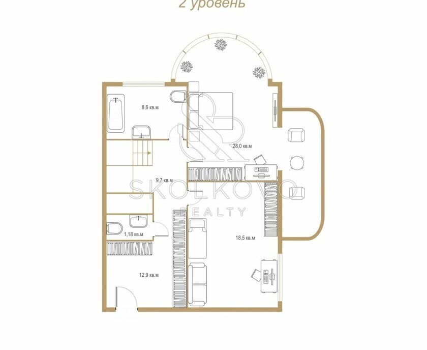 квартира г Москва метро Шелепиха б-р Филёвский 24к/3 фото 8