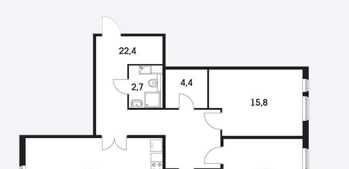 квартира г Москва метро Аннино ш Варшавское 141к/13 фото 30