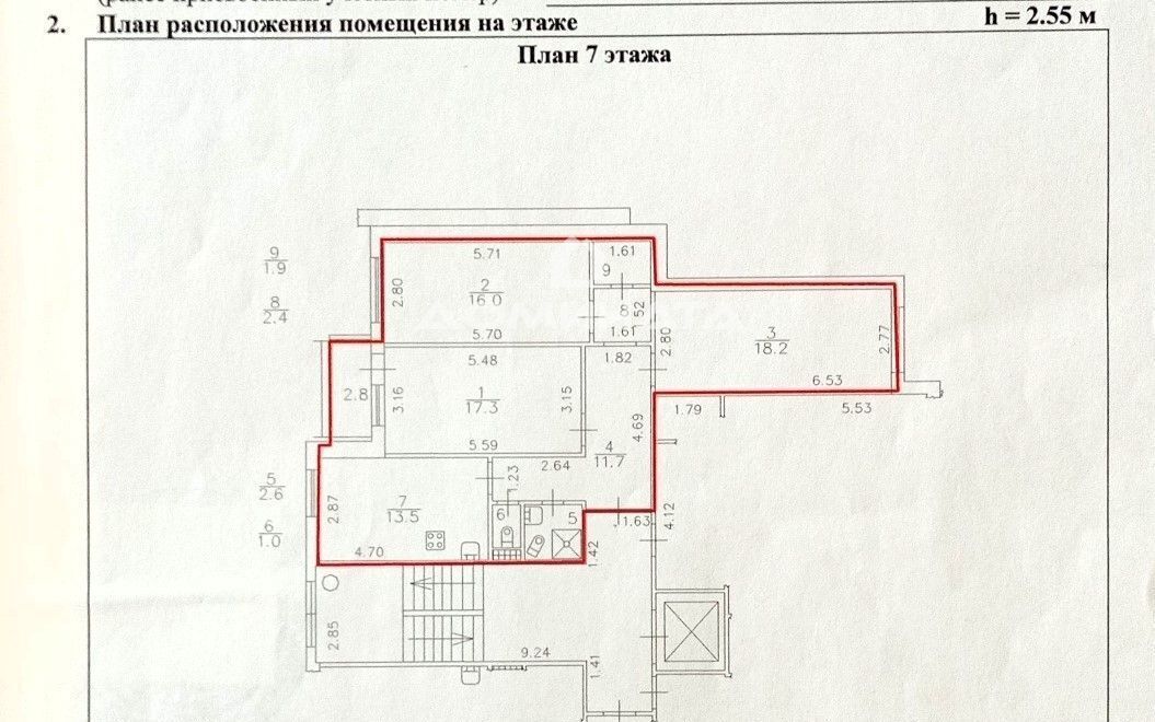 квартира г Санкт-Петербург метро Проспект Ветеранов пр-кт Дачный 4к/2 округ Дачное фото 27