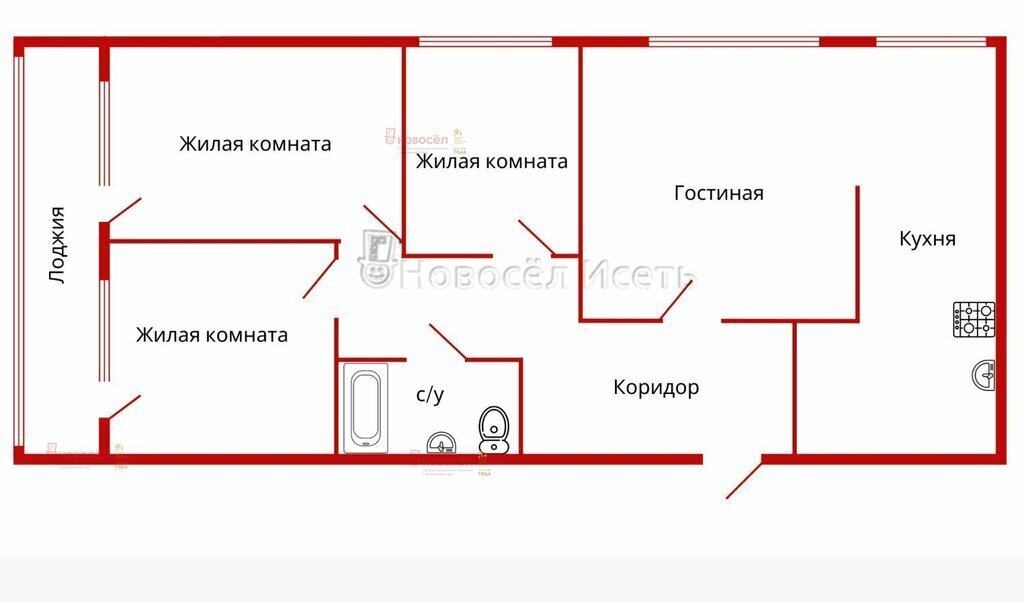 квартира г Екатеринбург р-н Чкаловский Ботаническая ул Щербакова 139 фото 1