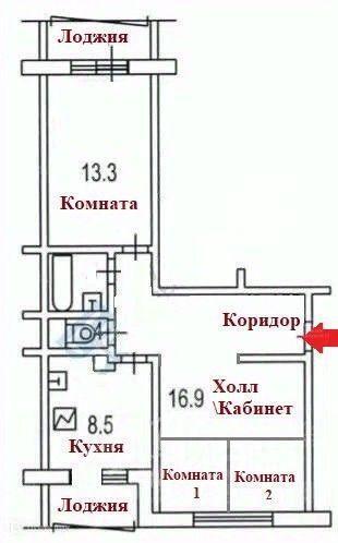 квартира г Москва ЮЗАО Северное Бутово ул Ратная 10/2 1-й микрорайон Северного Бутова, Московская область фото 2