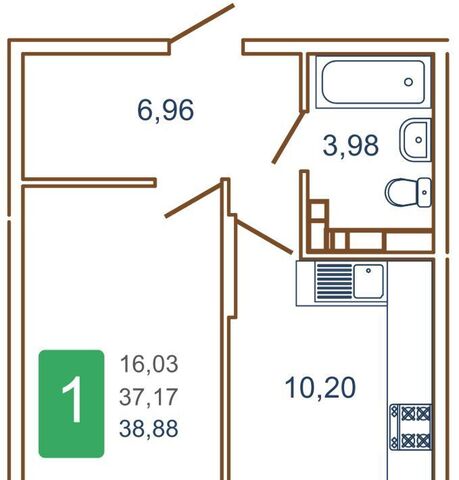 квартира р-н Прикубанский ул им. Кирилла Россинского 3/2к 1 фото