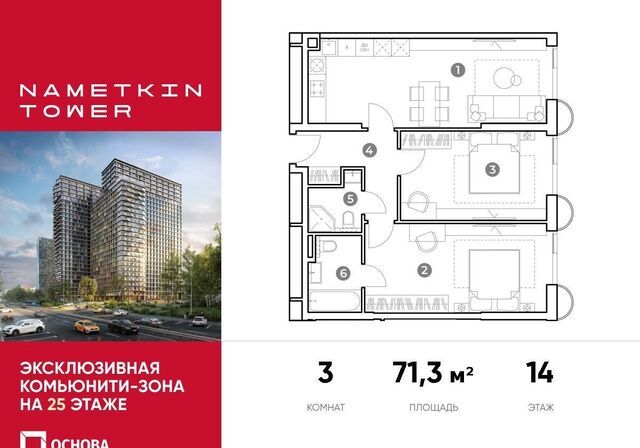 ул Намёткина Воронцовская, «NAMETKIN TOWER» фото