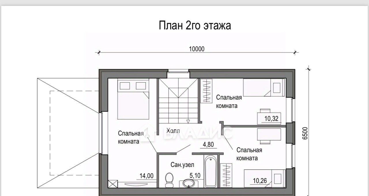 дом р-н Бессоновский с Бессоновка ул Славы фото 10