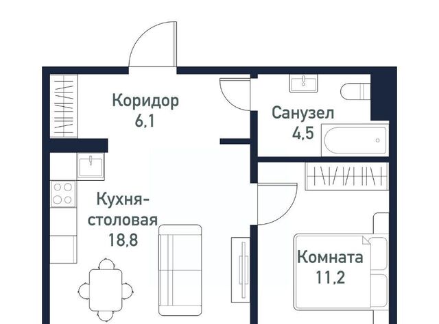 п Пригородный Кременкульское с/пос, Парковый Премиум жилой комплекс фото