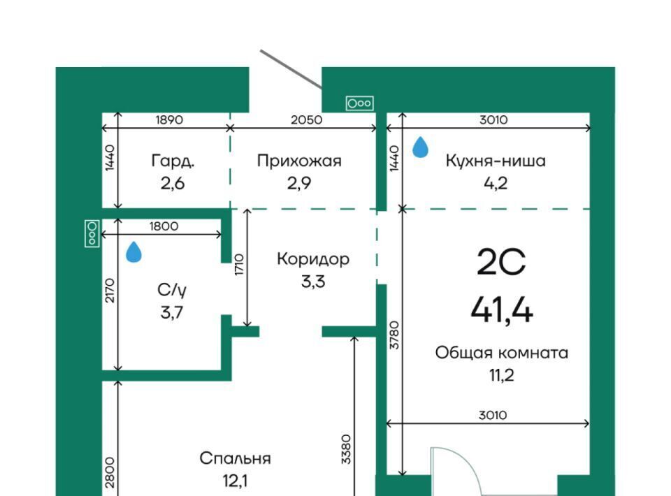 квартира г Барнаул р-н Индустриальный ЖК «Широта» фото 1