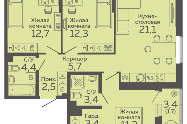 р-н Октябрьский Екатеринбург городской округ, Новокольцовский фото