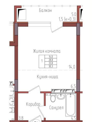 р-н Центральный ул Дубовая аллея 2 корп. 1, д. 3А фото