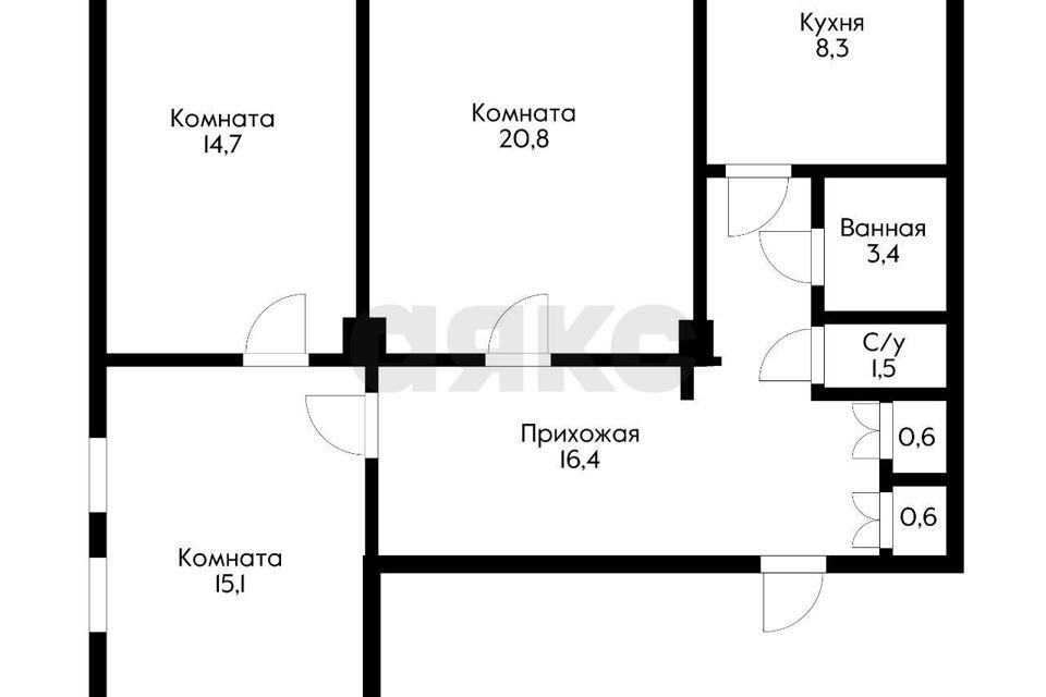 квартира г Краснодар р-н Западный ул Рашпилевская 142 городской округ Краснодар фото 3