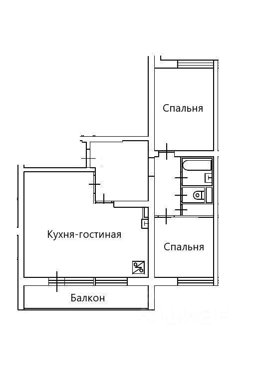 квартира г Москва СЗАО Бутырский ул Яблочкова 25/3 Московская область фото 19