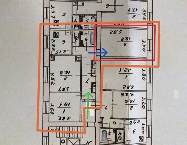 комната метро Электрозаводская Бауманка дом 4ас/1 фото