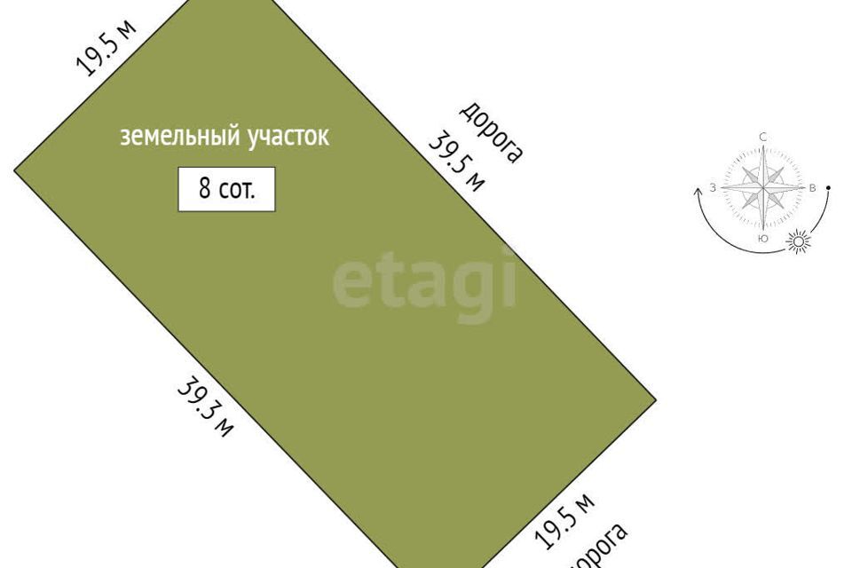 земля р-н Тукаевский д Азьмушкино ул Подсолнухи Республика Татарстан Татарстан фото 10