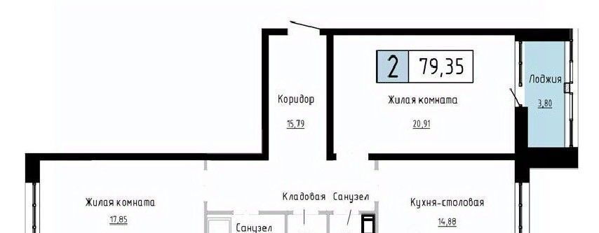 квартира г Хабаровск р-н Индустриальный ул Им Лейтенанта Орлова С.В. фото 2