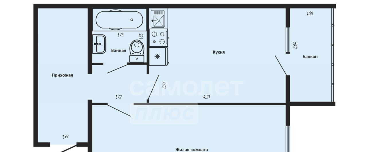 квартира г Краснодар р-н Прикубанский 2-я площадка ул Ветеранов 83к/2 фото 11