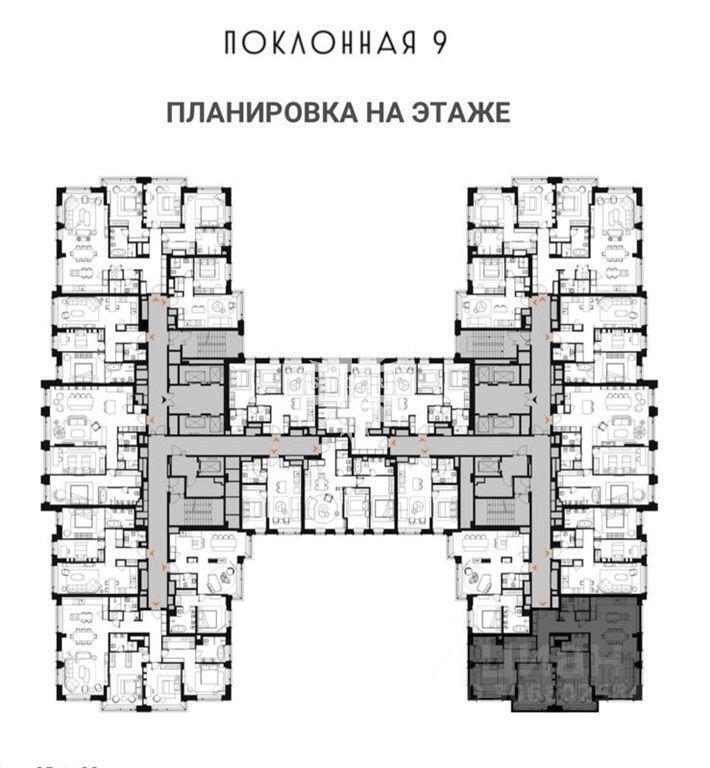 квартира г Москва ул Поклонная Московская область, г Одинцово, владение 9, 121170 фото 12