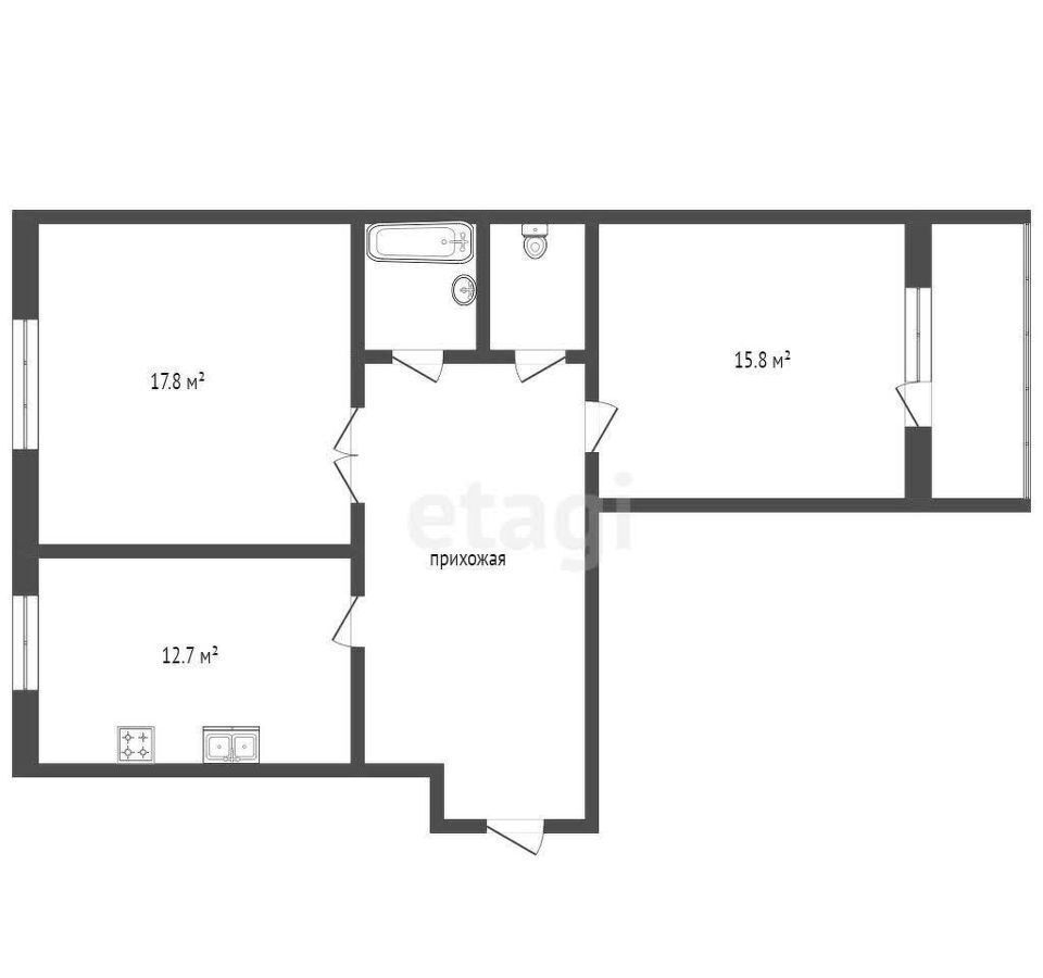 квартира г Тамбов р-н Октябрьский ул Советская 190дк/2 фото 30