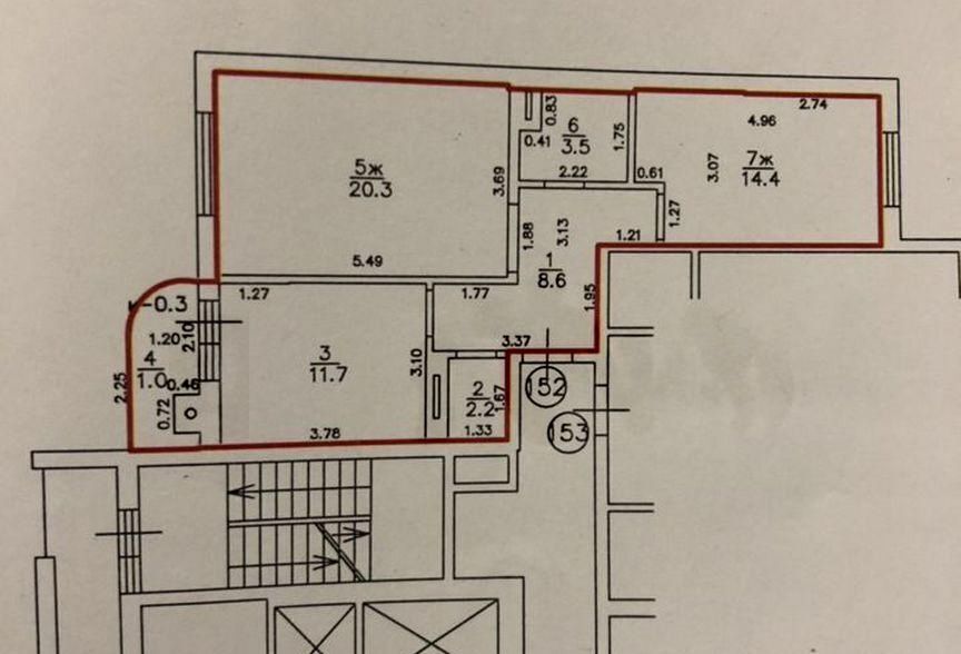 квартира г Калининград р-н Ленинградский ул Орудийная 30б фото 23