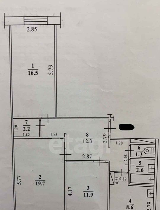 квартира г Якутск ул Богдана Чижика 4 фото 13