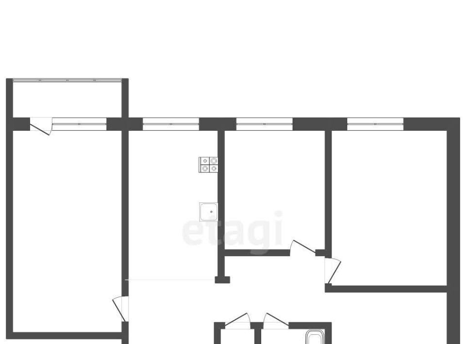 квартира г Якутск ул Дзержинского 45/1 фото 15