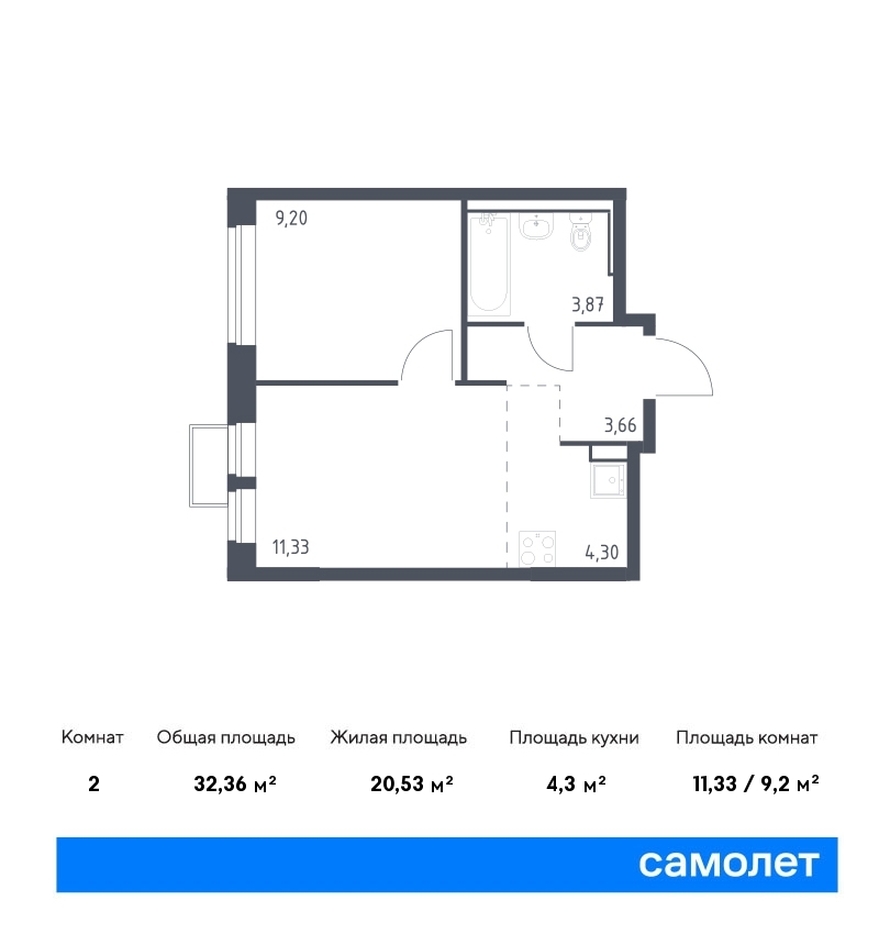 квартира г Москва метро Ховрино Молжаниновский ЖК Молжаниново к 4 фото 1