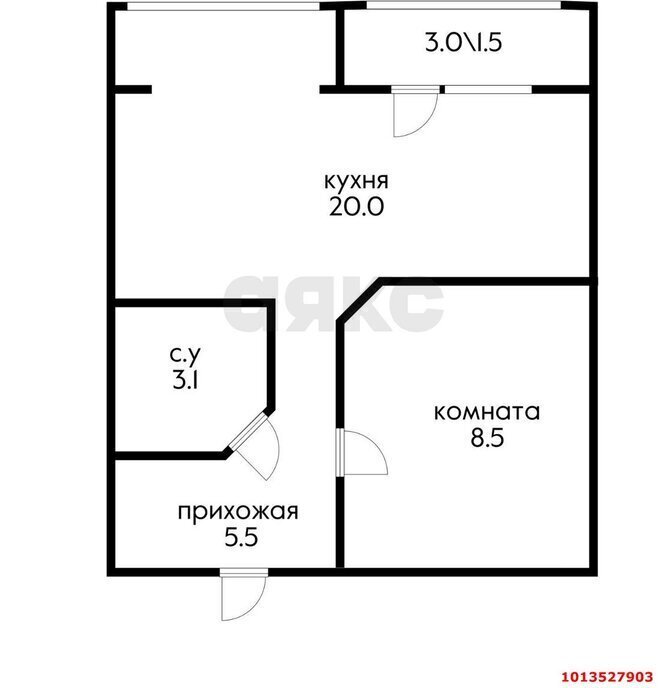 квартира г Краснодар р-н Прикубанский Музыкальный улица имени С. В. Рахманинова, 11 фото 8