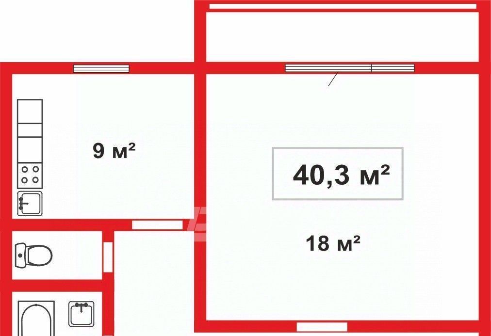 квартира г Челябинск р-н Центральный ул Академика Макеева 7 фото 2