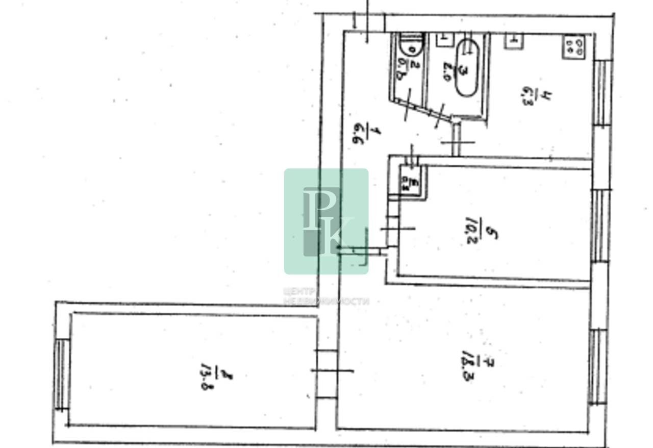 квартира г Инкерман ул Менжинского 20 р-н Балаклавский Инкерман, муниципальное образование Инкерман, Крым фото 20