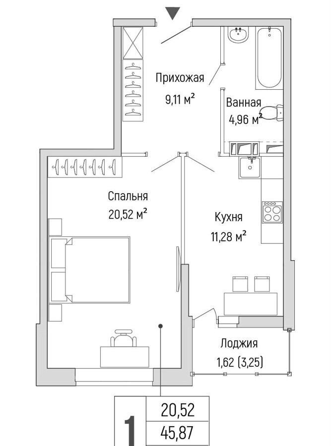 квартира г Красногорск Жилой дом М-5 ш. Новорижское фото 19