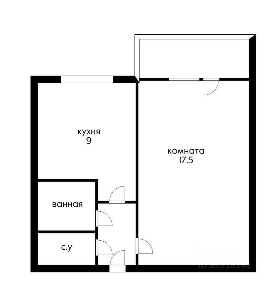 квартира г Краснодар р-н Прикубанский ул им. Артюшкова В.Д. 3 фото 2