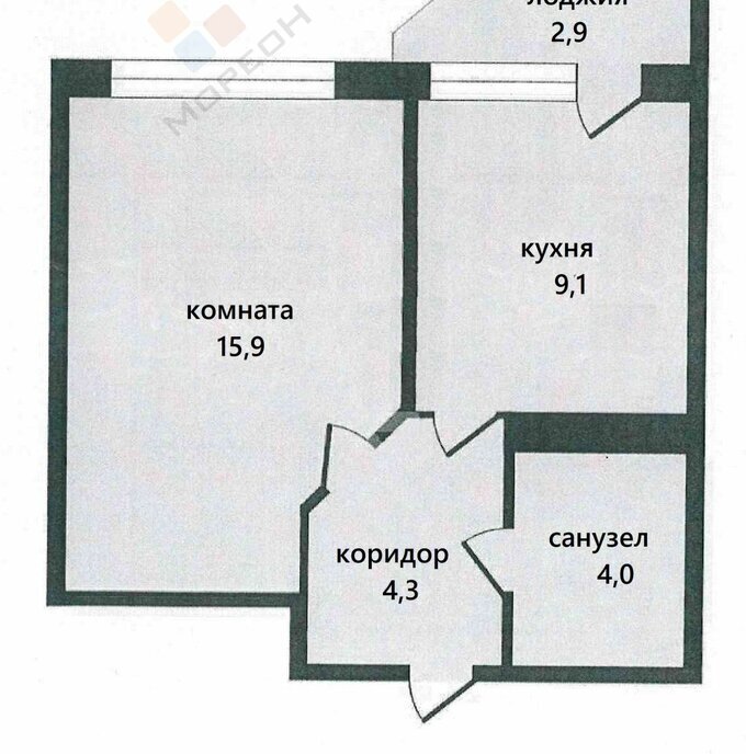 квартира г Краснодар р-н Прикубанский ул им. лётчика Позднякова 2к/4 фото 18