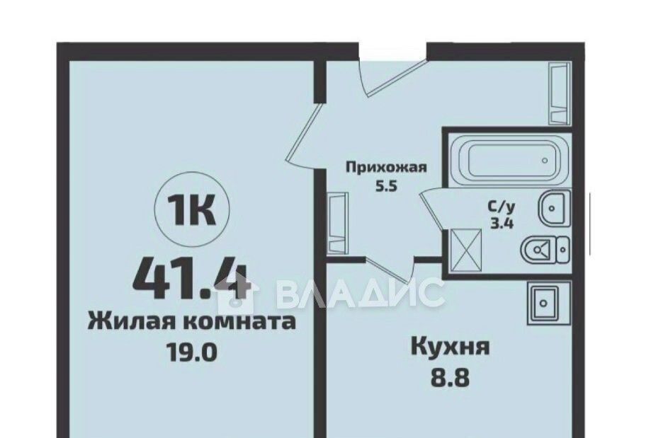 квартира г Новосибирск р-н Калининский Заельцовская пр-кт Красный 305/1 фото 10