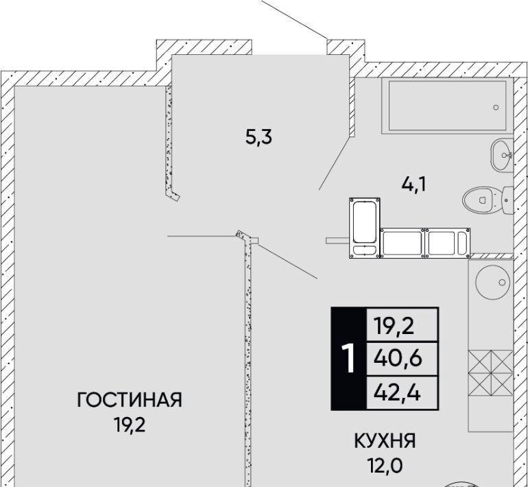 квартира г Ростов-на-Дону р-н Кировский ЖК Левобережье фото 1