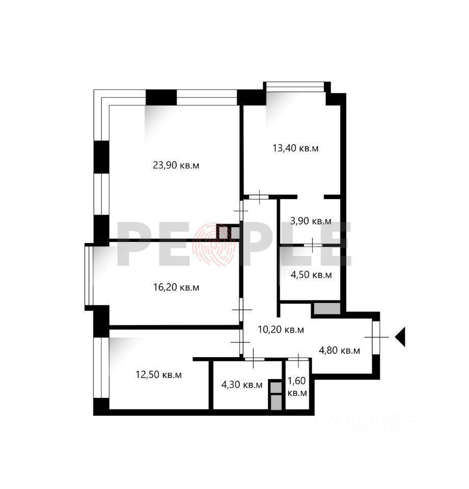 квартира г Москва метро Раменки ЗАО пр-кт Генерала Дорохова 39/1в ЖК West Garden Московская область фото 2