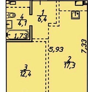 квартира р-н Иркутский рп Маркова Стрижи кв-л, 15 фото 1