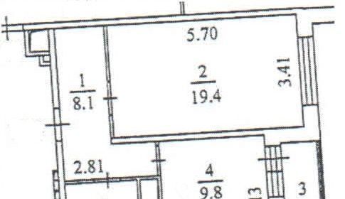 квартира г Москва метро Медведково ул 2-я Институтская 28 Московская область, Мытищи фото 22