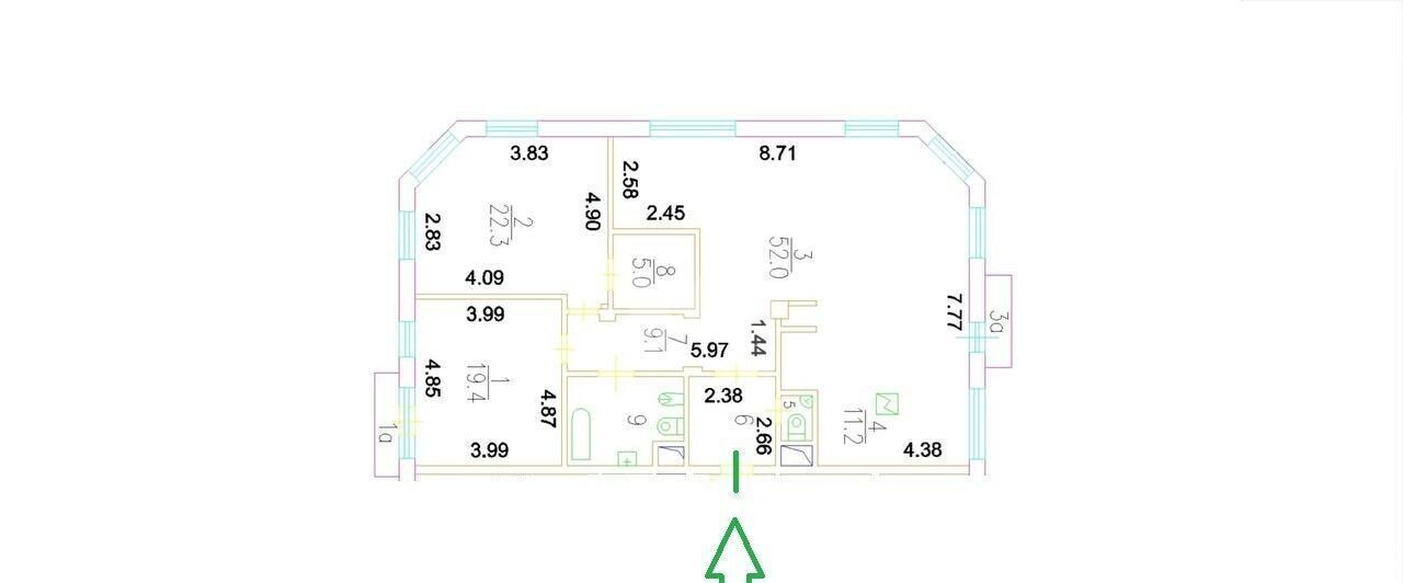 квартира г Москва метро Чеховская б-р Страстной 10к/1 фото 11